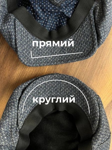 Кепка мужская восьмиклинка &laquo;Голубой лен&raquo;, хулиганка, Острые козырьки (прямой козырек, подкладка хлопок), Р.48 333338006 фото